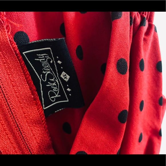 Polka Dot Diva Dress in Red - Picture 6 of 7